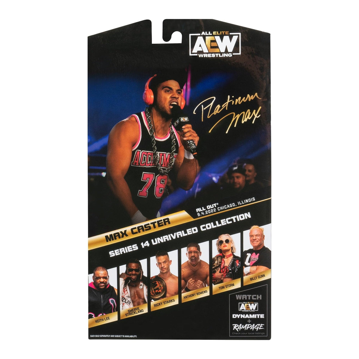 AEW Unrivaled Collection Series 14 - Max Caster #129