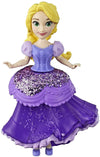 Disney Princess Rapunzel Collectible Doll with Glittery Purple One-Clip Dress, Royal Clips Fashion Toy