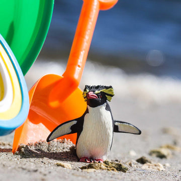 Safari Ltd. Rockhopper Penguin - Realistic 2.25" Sea Bird Figurine - Educational Toy for Boys, Girls, and Kids Ages 3+