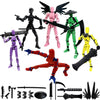 T13 Action Figure Set,6PC Multi-joint articulation, 3D printed Assembled