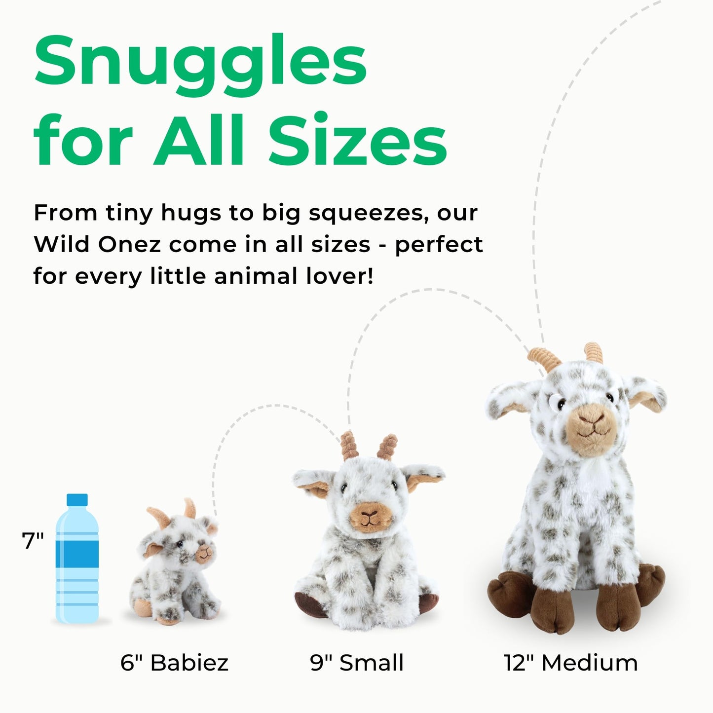 The Petting Zoo Komodo Dragon Stuffed Animal Plushie, Gifts for Kids, Wild Onez Reptile Animals, Dragon Plush Toy 12 Inches