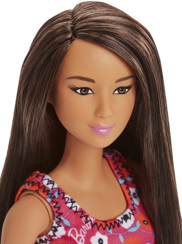 Barbie Doll Red Background Dress