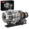 Mould King 10216 Turbojet Engine Building Sets, Mechanical Aviation Aircraft Engine Model Kit That Runs, Build Your Own STEM Model Engine, Gift