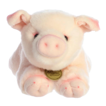 Aurora® Realistic Miyoni® Pig Stuffed Animal - Lifelike Details Make a Cherished Companion - Perfect for Decorating Bedrooms or Classrooms - Pink 11