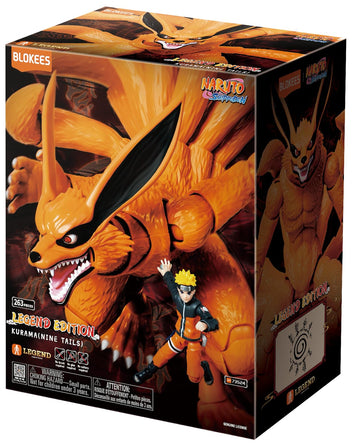 BLOKEES - Naruto Shuppuden LE01 Nine Tails Kurama - Model Kit - Assembly Required - No Tools - No Paint - No Glue - No Cutting - Age 14+