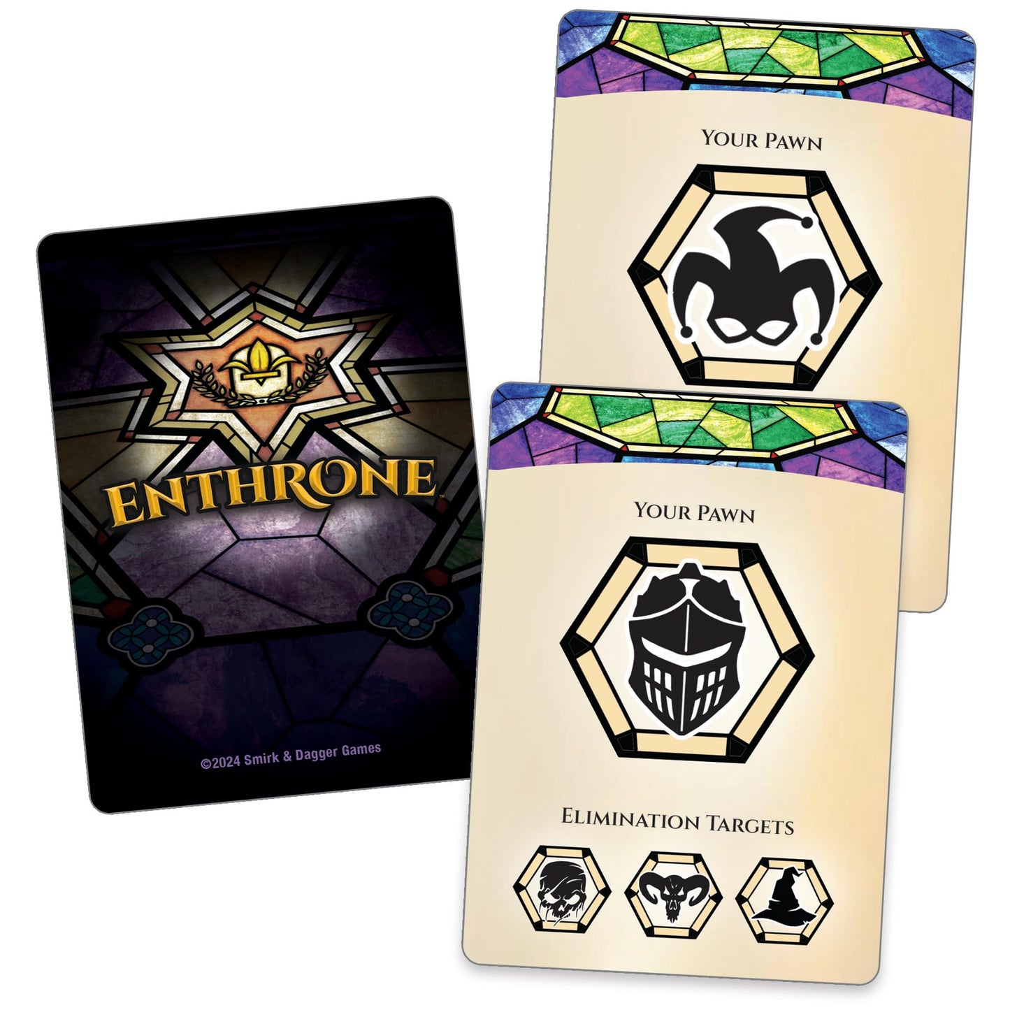 ENTHRONE - Abstract Deduction Strategy Game for 2 Players by Smirk & Dagger | Ages 10+ | 20-30 Min Playtime