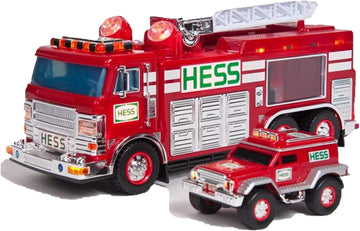 Hess 2005 Emergency Truck with Rescue Vehicle by Amerada Hess Red