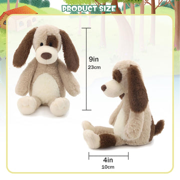 JamieCare 12'' Dog Stuffed Animals Doll Machine Washable Poodle Puppy Fluffy Assorted Plush Toys for Kids Themed Party Favors Gift