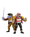 NECA TMNT Turtles in Times - Pirate Rocksteady & Bebop - 7" Scale Action Figures