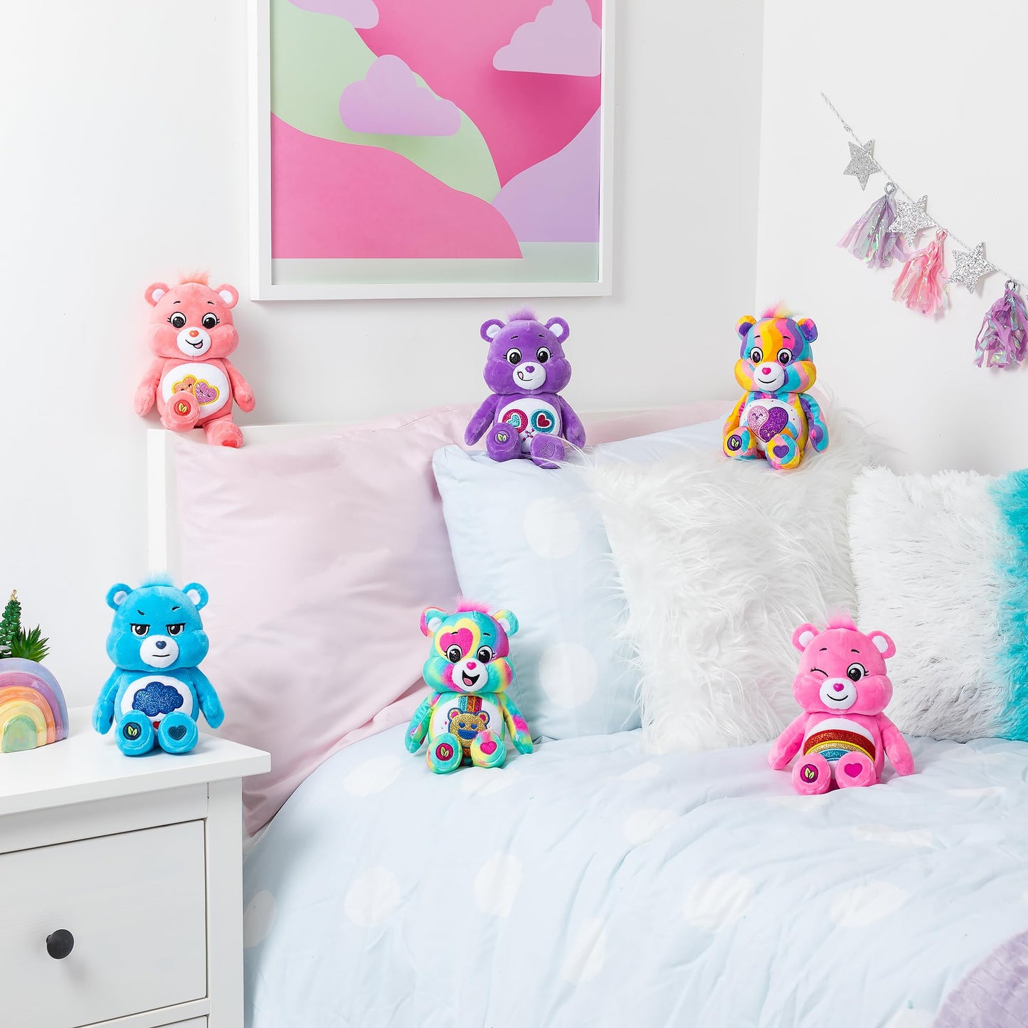 Care Bears - Fun Size - Cheer Bear Sparkle Plushie
