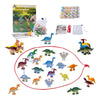 2025 Magnetic Chess Game, Dinosaur Magnetic Game for Kids, Chess Set-20 Dinosaur Stones, 1 String & 1 Storage Bag, Fun Magnet Chess Game for Festival