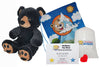 Make Your Own Stuffed Animal Benjamin The Black Bear Kit 16"- No Sew - Kit with Cute Backpack!