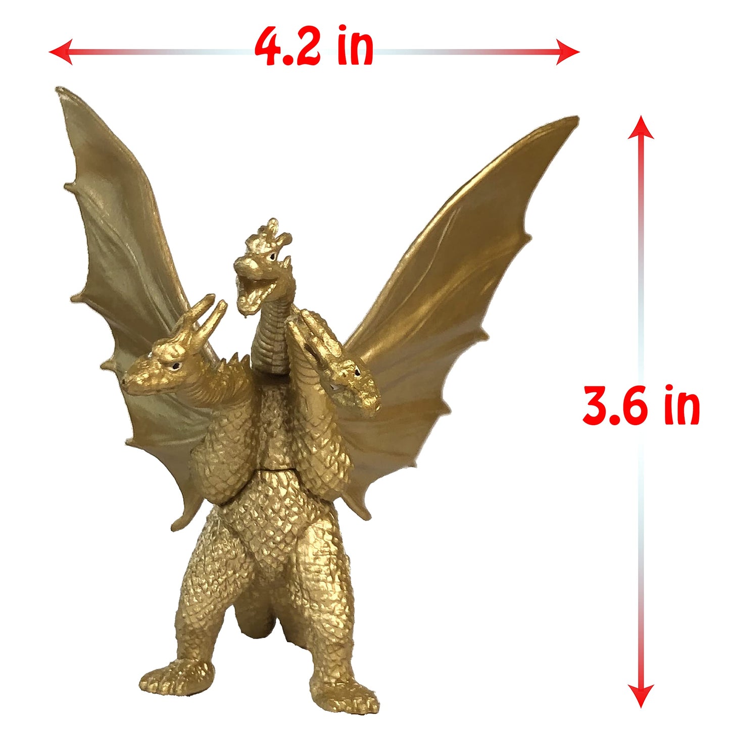 TwCare Set of 10 Godzilla Toys, Movable Joint Action Figures, King of the Monsters vs Kong Mini Dinosaur Mothra Imago Burning Heisei Mecha Ghidorah