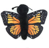 The Petting Zoo Monarch Butterfly Stuffed Animal Plushie Slap Bracelet, Gifts for Kids, Slapstix Wildlife Animals, Orange Monarch Butterfly Plush Toy