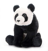 The Petting Zoo Panda Stuffed Animal Plushie, Gifts for Kids, Earth Keeperz Wildlife Animals, Zoologee Black Panda Plush Toy, 12 inches