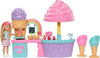 Barbie Club Chelsea Ice Cream Shop Playset with Chelsea Doll, 2 Dough Colors, and Accessories