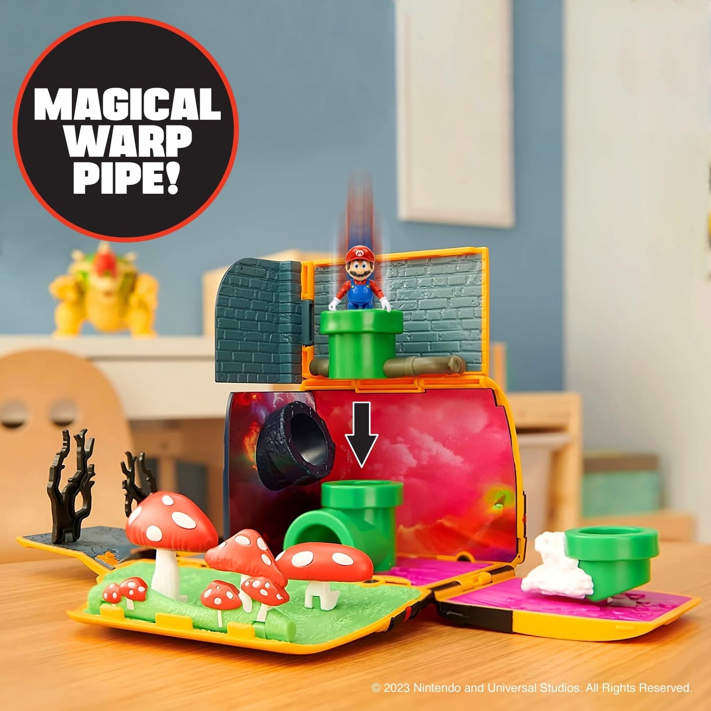 THE SUPER MARIO BROS. MOVIE - Van Playset with 1.25” Mini Mario Figure