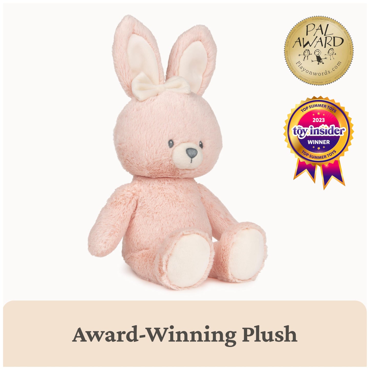 GUND Baby Sustainably Soft Bunny 13” Rabbit Stuffed Animal