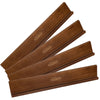 Bucher&Rossini Domino Racks 4packs - Authored Design Nut Brown Tile Holders for Dominoes Set Mexican Trains Mahjoon Chickenfoot