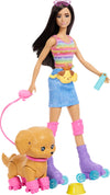 Barbie Pets Skate and Run Brunette Doll