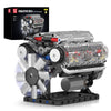 Mould King 10088 V8 Engine Model Kit - 535 Pcs to Build Your Own Mini Engine that Works, DIY STEM Mechanic Engineering Construction Set, Hobby
