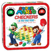 Super Mario Checkers & Tic-Tac-Toe Collector's Game Set | Featuring Super Mario Bros - Mario & Luigi | Collectible Checkers and TicTacToe Perfect