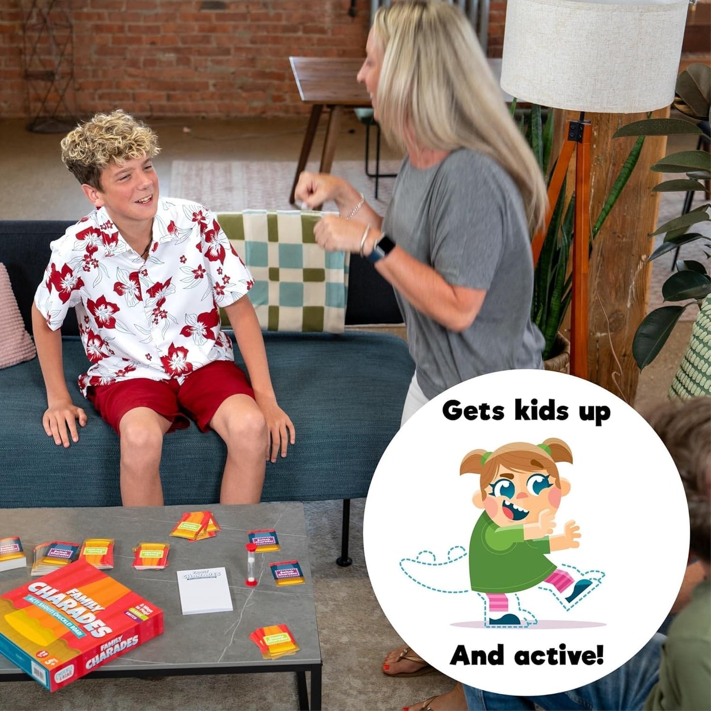 Chuckle & Roar Classic Charades - Act! Shout! Chuckle! Roar! Family Party Game for Ages 5+ | 2 Game Modes, 750 Charades Ideas, 3+ Players
