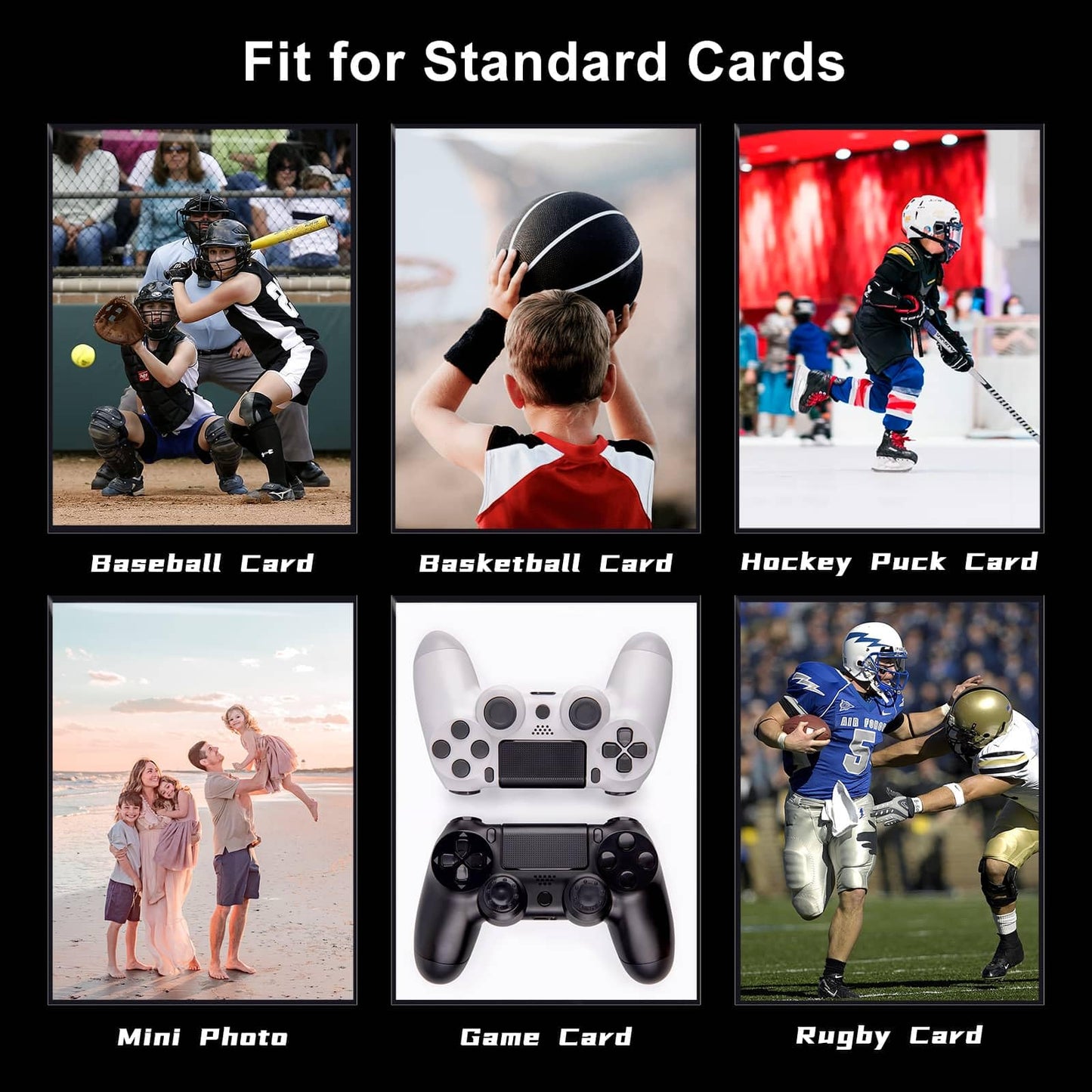 1000ct Soft Trading Card Sleeves - Clear Penny Sleeves, Toploaders for Trading Cards, Card Protector Sleeves for Standard Cards, Baseball Cards