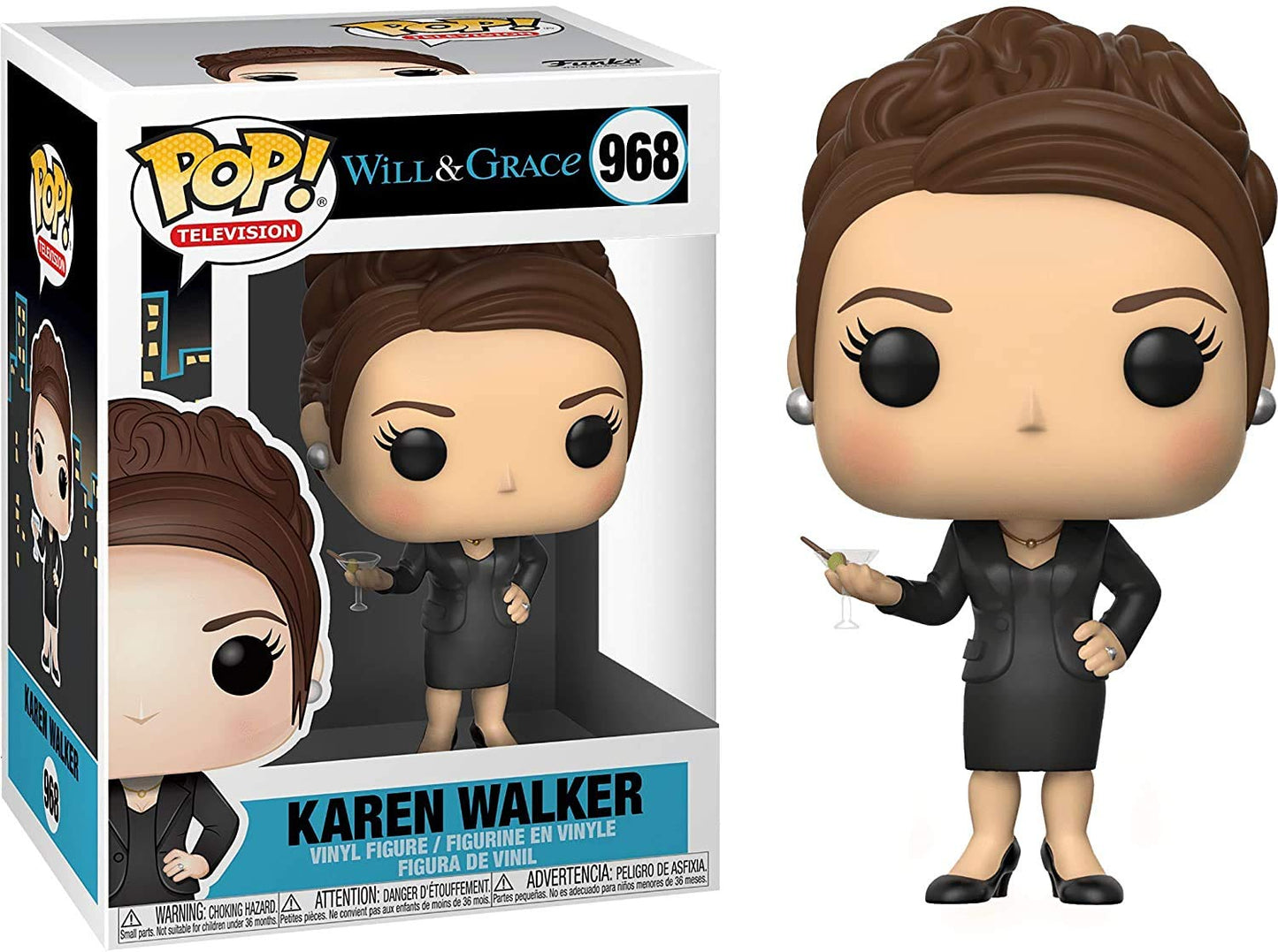Funko Pop! TV: Will & Grace - Karen Walker, Multicolor