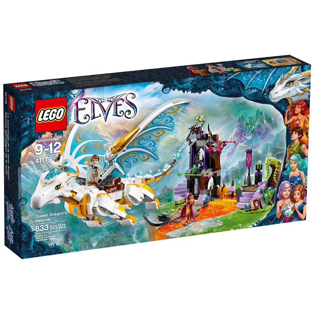 LEGO Elves Queen Dragon's Rescue 41179 Creative Play Toy for 9- to 12-Year-Olds