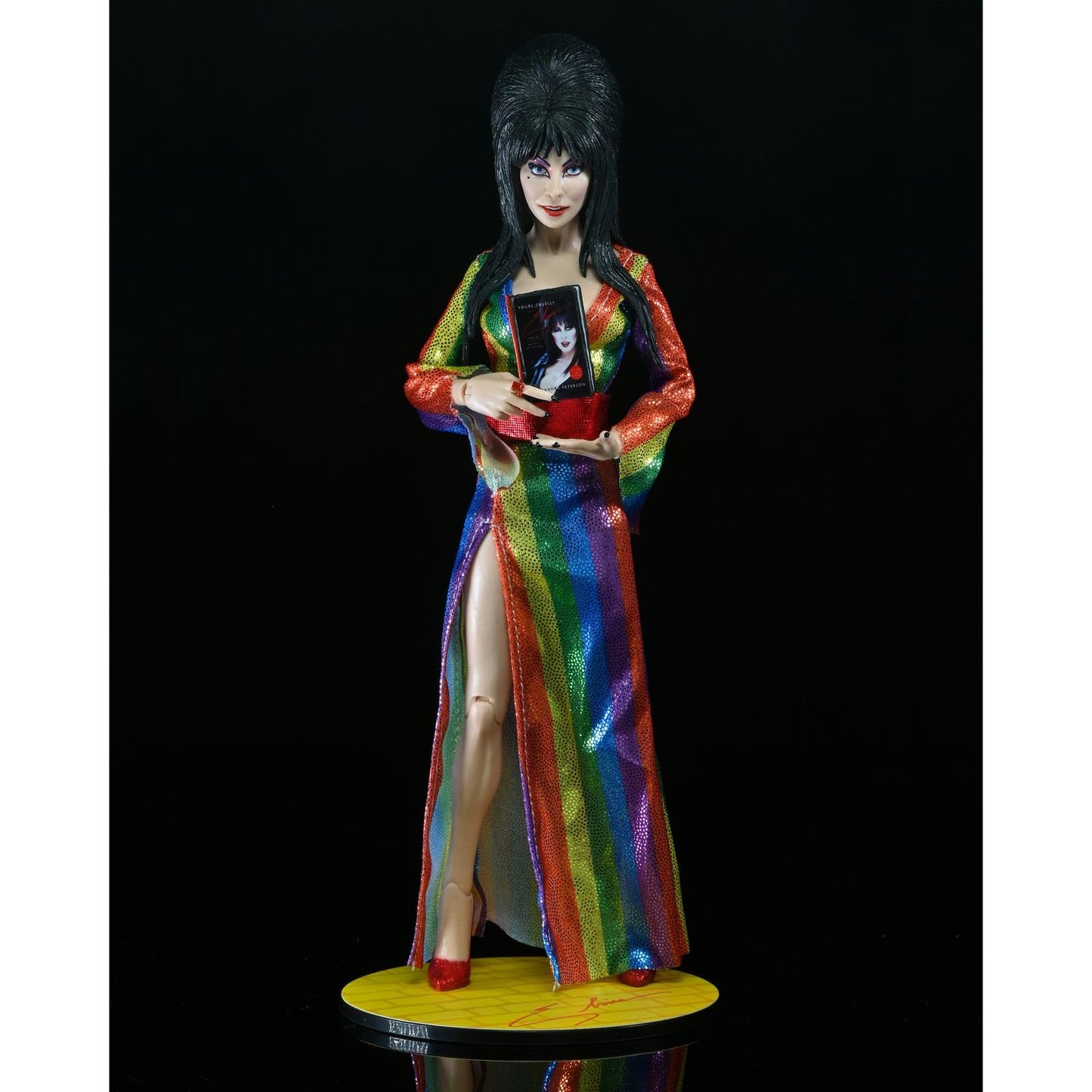 NECA Elvira - 8" Clothed Figure - Somewhere Over the Rainbow Elvira (Pride)