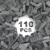 Classic Building Bricks 2x4, Compatible with Lego Parts and Pieces 3001, 110 Piece Bulk Building Block, Creative Building Block for Age 6+ Boys Girls