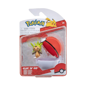 Pokémon PKW3134 Clip 'n'Go Poké Balls - Igamaro & Pokéball, Official Pokéball with 5 cm Figure