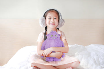 Jay Franco IF Imaginary Friends Blue Plush Pillow Buddy - Super Soft Purple Fuzzy Character Pillow - Polyester Microfiber, 16 Inches