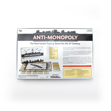 University Games Anti-Monopoly - Fresh Twist on the Classic Real Estate Game for 2-4 Players, Ages 8 and Up
