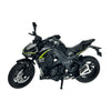 Welly Die Cast Motorcycle Black Kawasaki 2017 Z1000R, 1:18 Scale, Collectible Model Dirt Bike