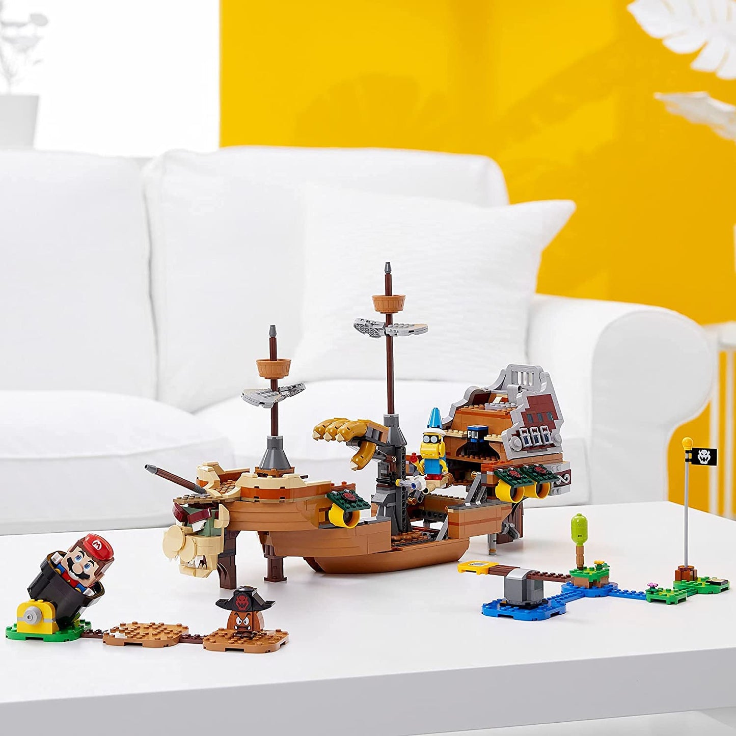 LEGO Super Mario Bowser’s Airship Expansion Set 71391 Building Toy for Kids; New 2021 (1,152 Pieces)