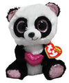 Ty Beanie Boo's-Plush Esme The Panda 15cm-TY36538, TY36538, White, Black, Pink, Small