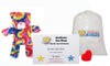 Make Your Own Stuffed Animal Mini 8 Inch Rainbows The Bear Kit - No Sewing Required!