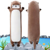 Sprinqdawin Large Otter Stuffed Animal,33.5” Long Otter Plush,Cute Plushies Animal Body Pillow,Kawaii Big Plush Toys Animals Gifts,Animals Sleeping