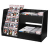 5-Tier Trading Card Display Case Stand- Holds Up to 200 Cards,Wood Sports Graded Card Display,Card Stand for Sports Baseball Cards,Card Game