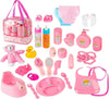 fash n kolor My Sweet Baby Disappearing Doll Feeding Set | Baby Care 6 Piece Doll Feeding Set (38 pc Set)