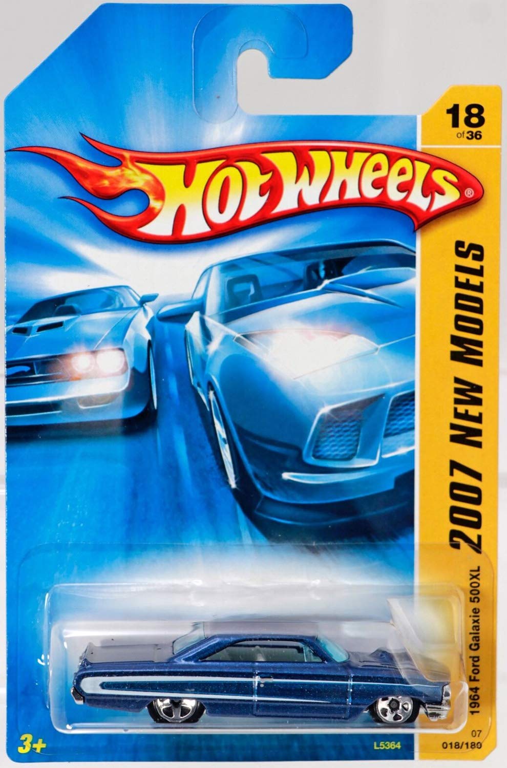 Mattel Hot Wheels 2007 1964 Ford Galaxie 500XL