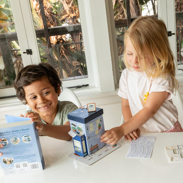 Make It Cute Tiny Bookshop Craft Kit for Kids - Miniature Bookshop Building Kit for Creative Kids