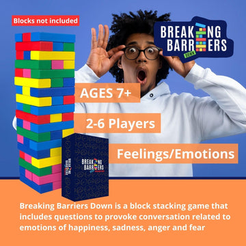 Breaking Barriers Down - Social Skills Games and Therapy Games, A Feelings Game for Kids that Develops Emotion Regulation (Expansion Pack (Blocks Not