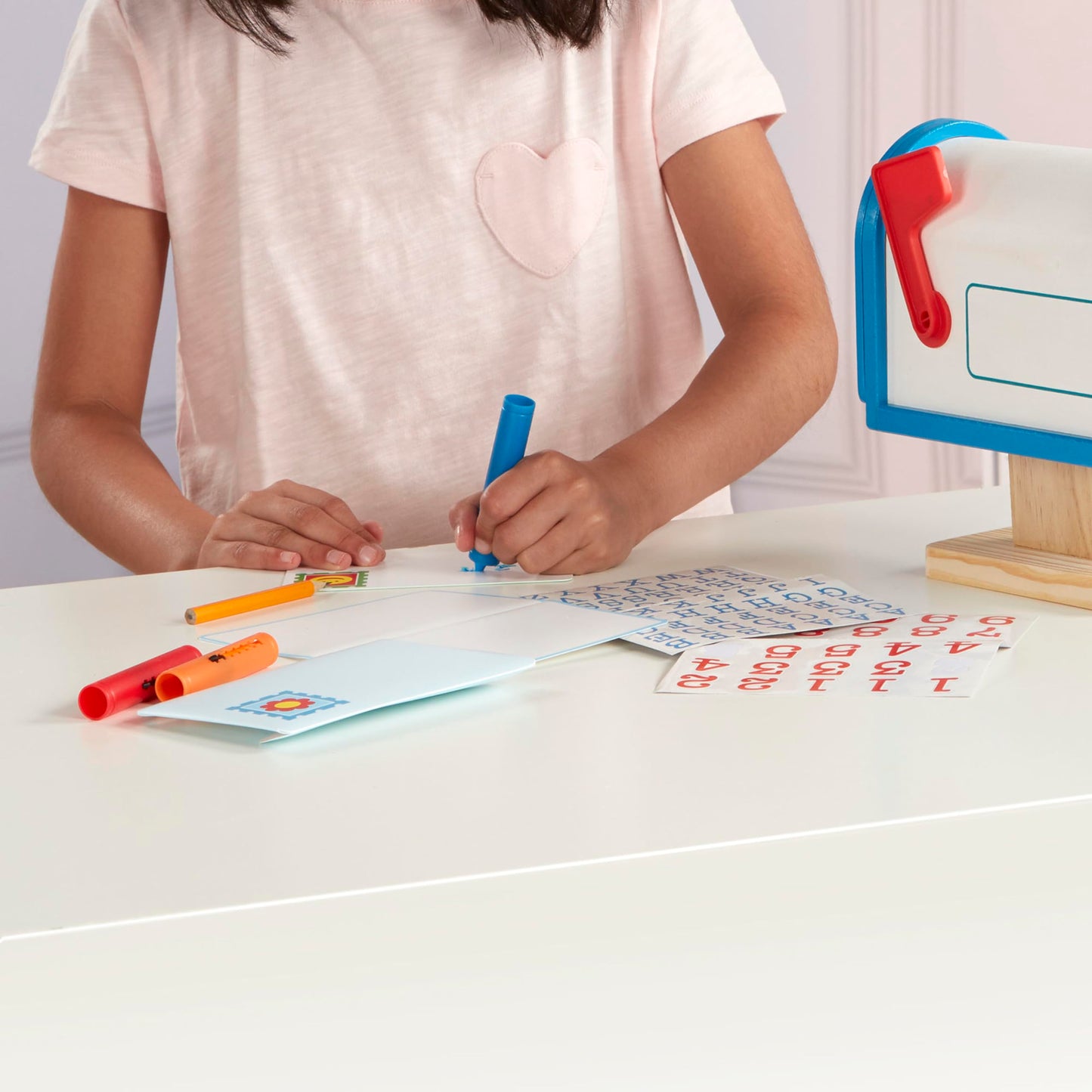 Melissa & Doug My Own Wooden Mailbox Activity Set and Educational Toy