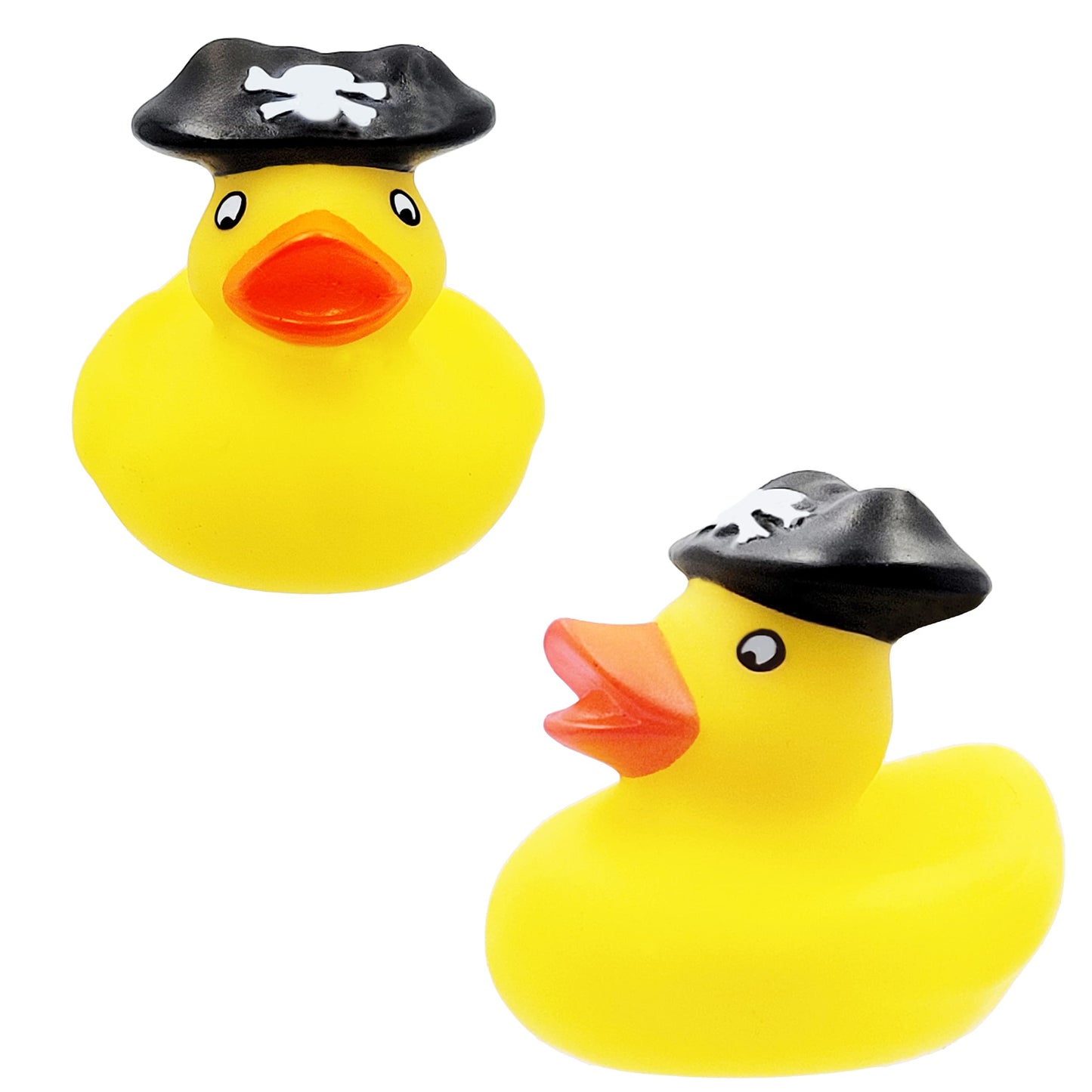 St. Patrick's Pirate Rubber Duck Toy 6-Pack Duckies for Kids, Bath Birthday Projects Gifts Baby Showers Classroom Summer Beach and Pool Activity Party