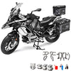 HTLNUZD 1/6 Scale R1250GS ADV Alloy Diecast Motorcycle Model, Collectible Vehicle Toy, Miniature Motorbike for Collection & Gift (black-R1250 with 3