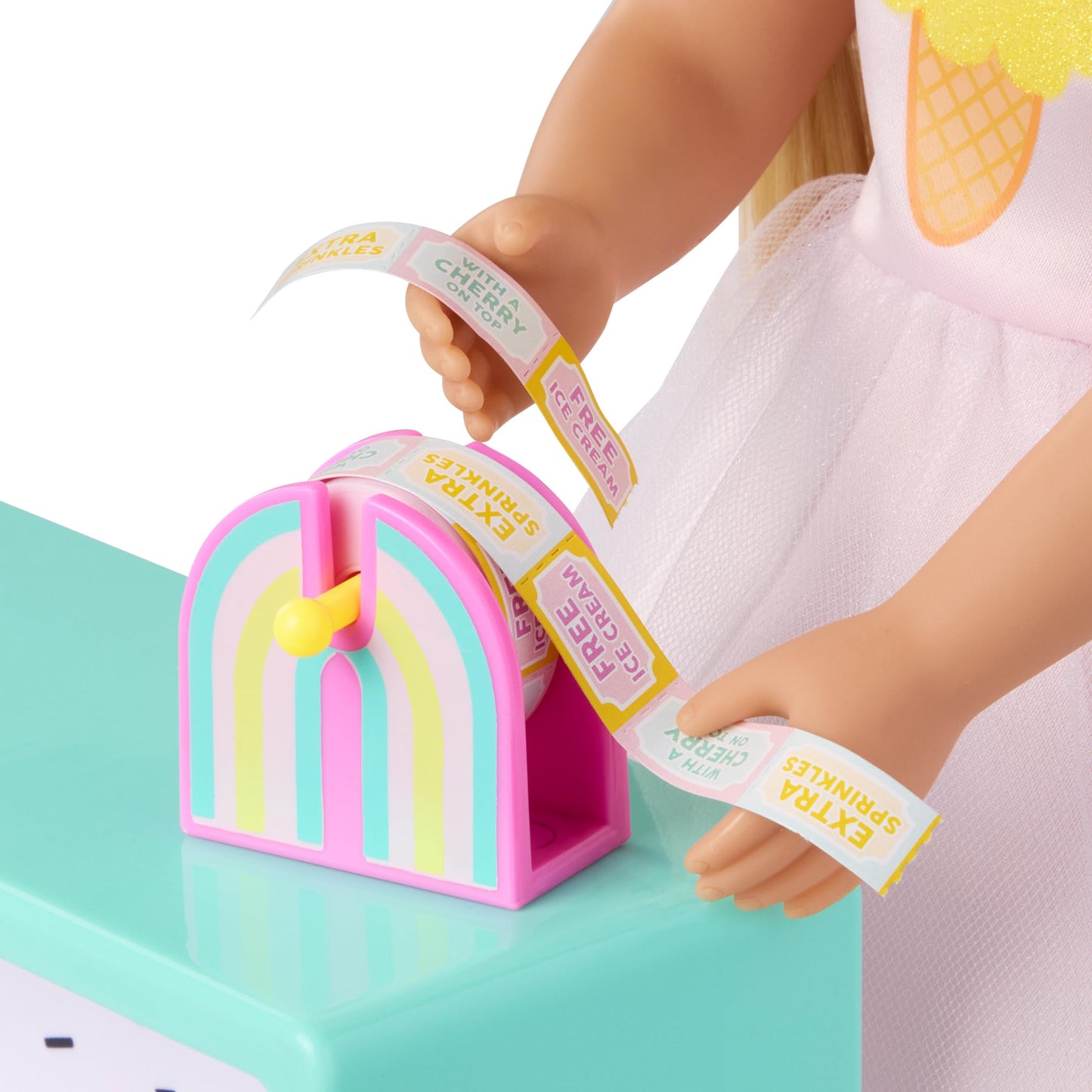 Glitter Girls - 14-Inch Fashion Doll & Play Food Set - Blonde Hair & Violet Eyes - Play Food & Pet Comb - Accessories for 14-Inch Dolls - Toy for Kids