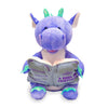 Cuddle Barn | Dalton The Storytelling Dragon with Light Up Book - Animated Stuffed Animal Plush Toy | Mouth Moves, Head Sways | Recites 5 Fairy-Tales